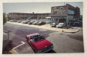 Eden Roc Motel Postcard, 1960's Exterior with Old Convertible, Wildwood, New Jersey
