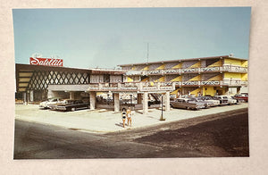 Satellite Motel 1960's Postcard, Wildwood Crest NJ