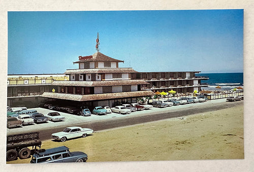 Singapore Motel Postcard Picture from the 1960's. Wildwood Crest, New Jersey