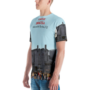 Castle Dracula in Wildwood, NJ from the 1970's - Men's T-Shirt Overall Printed