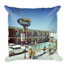 Bonito Motel, Wildwood, NJ - Square Pillow
