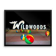 Wildwood's Sign on the Boardwalk in Wildwood, NJ - Not Retro, Still Cool! - Framed photo paper poster