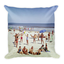Marquee Motel, North Wildwood, NJ 1960's - Square Pillow.